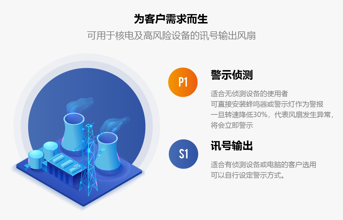 可用于核电及高风险设备的讯号输出风